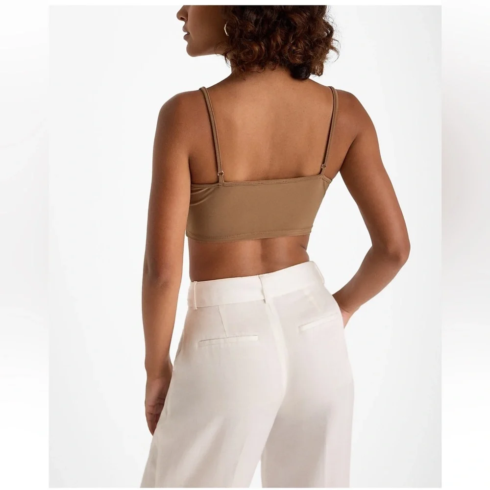 Cowl Neck Cropped Cami - Picture 6 of 6